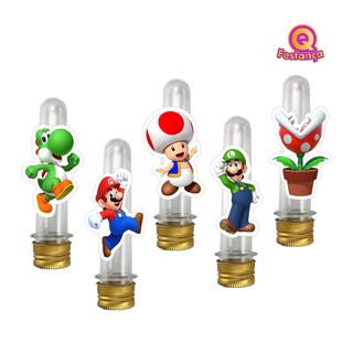 10 Apliques para Tubete Super Mario Bros 5cm