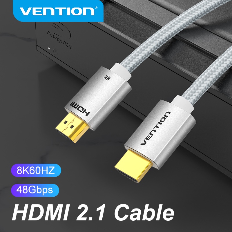 Venção Hdmi 2.1 Cabo 8k 60hz 4k 120hz Alta Velocidade 48 5gbps Hdmi ...