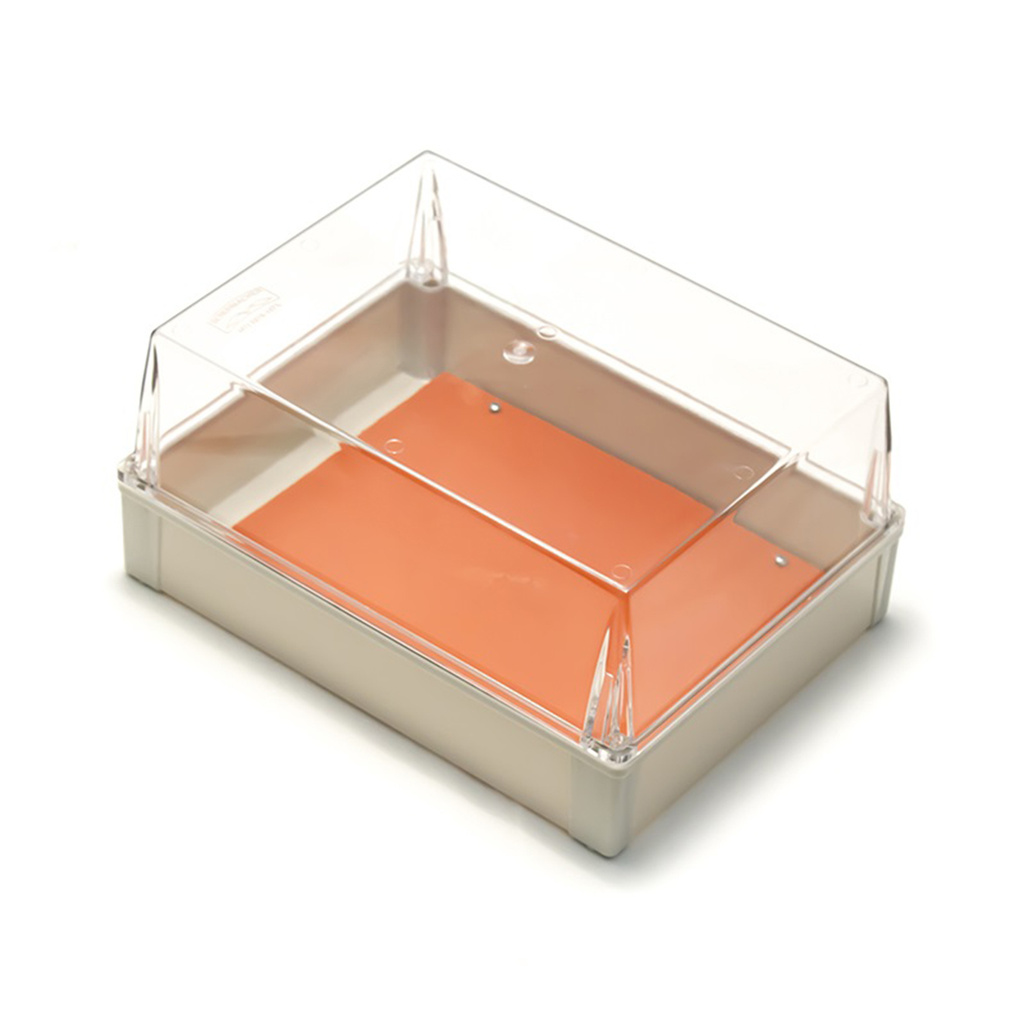 Caixa Plástica montagem quadro de painel elétrico Pvc Tampa Transparente 350mmx260mmx170mm