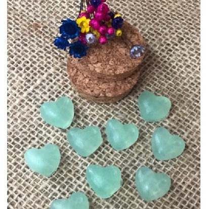 KIT 500 UNIDADES MINI CORAÇÃO SABONETE 1,5CM - lembrancinha casamento aniversário batizado