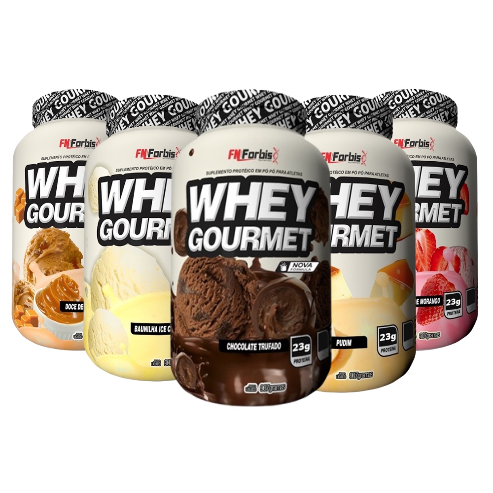 Whey Gourmet Fn Forbis G Shopee Brasil