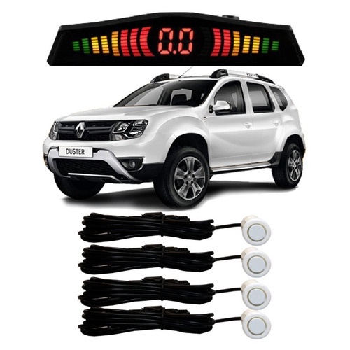 Sensor De Estacionamento Ré Duster Todos Os Modelos Branco em Oferta na Shopee