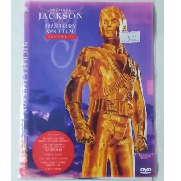 DVD Duplo Michael jackson History On Film Volume 2 Produto