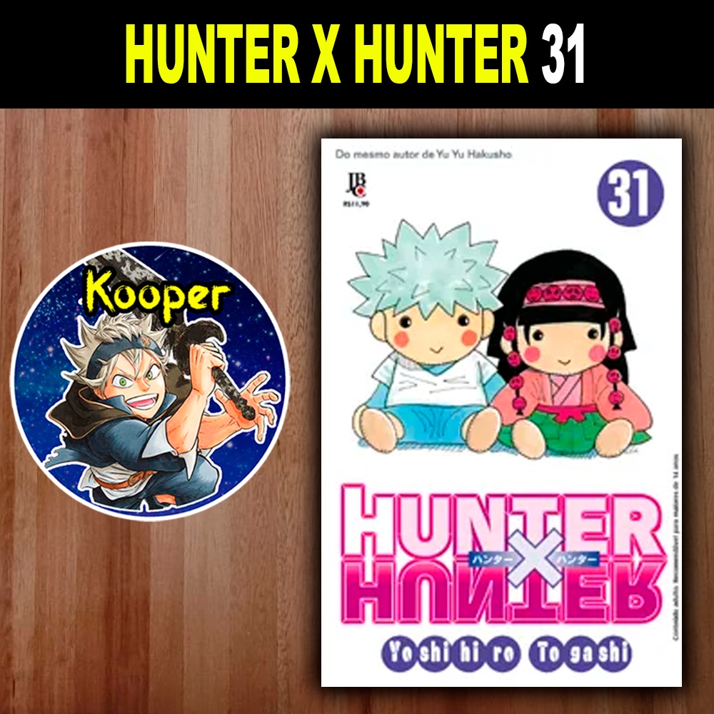 Hunter X Hunter Vol 31 Manga Jbc Reimpressao Shopee Brasil