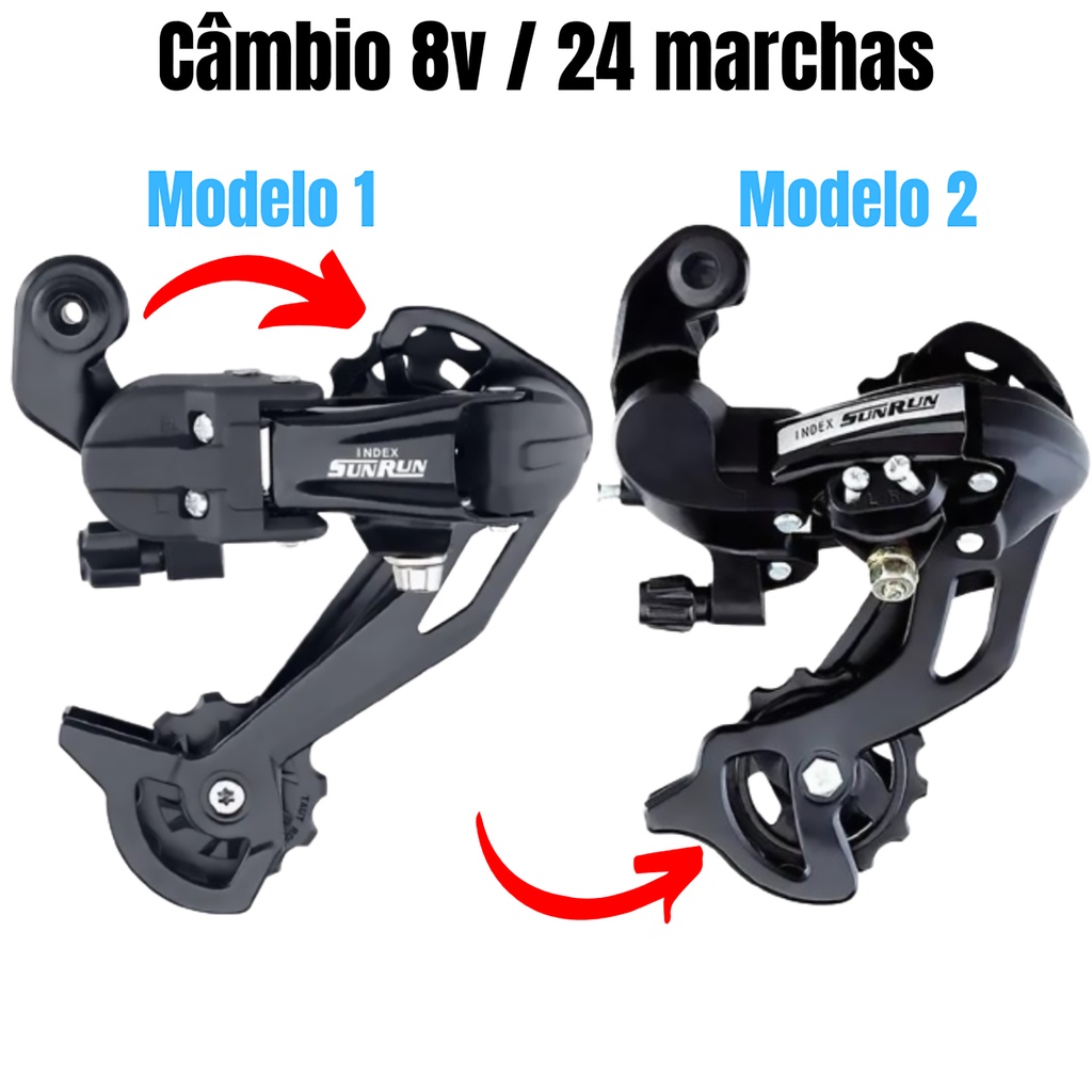 Cambio Traseiro 8v 24v Index Mega Ranger Sun Run GTA S/Gancheira