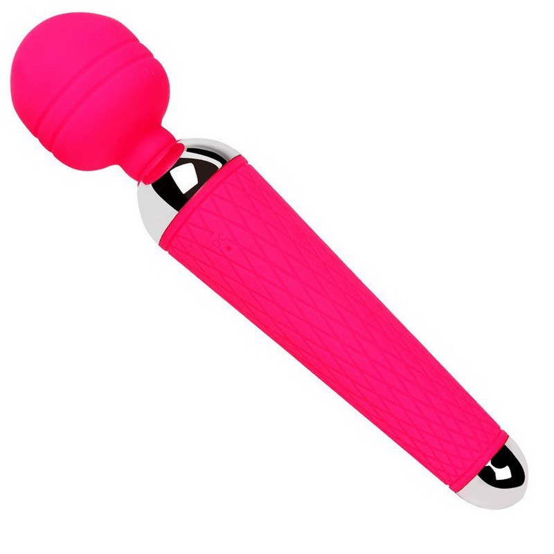 Vibrador Massageador Clitoriano Rosa Potente 6000 Rpm Silencioso Varinha Mágica Magic Wand Ponto 8359