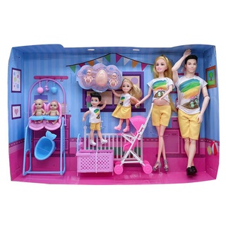 Mais Recente Moda Handmade Crianças Brinquedos Lady Grávida Feminino  Bonecas 30 Centímetros Em Miniatura Dollhouse Móveis Acessórios Para Barbie  11.5'DIY Jogo