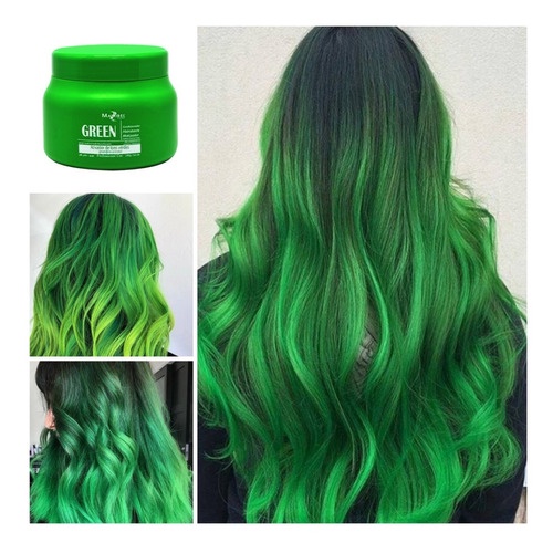 Matizador E Hidratante Para Cabelo Verde 250g Mairibel
