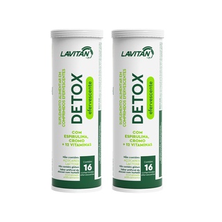 Multivitamínico Lavitan Detox Efervescente 2 Caixas