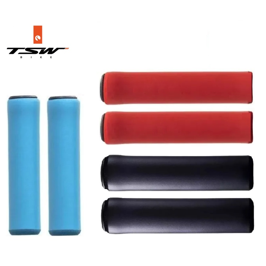 Manopla para Bicicleta Mountain Bike Punho Leve Light Grip Silicone Tsw