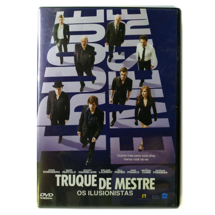 Dvd Truque De Mestre Jesse Eisenberg Mark Ruffalo Original Os Ilusionistas Now You See Me Isla