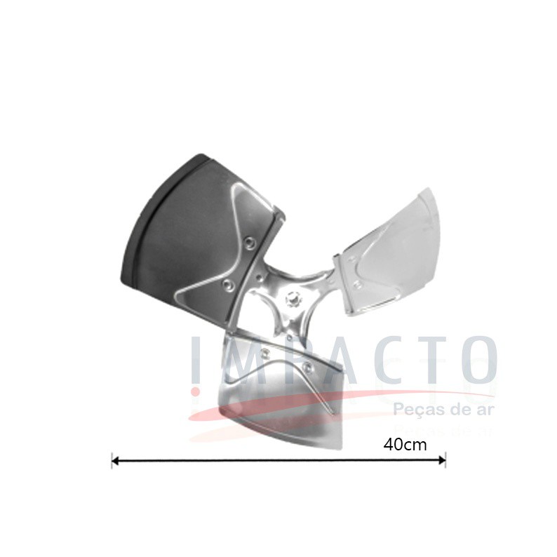 Helice Ventilador Condensadora 17601028 Ar Condicionado36000 - 60000 BTUs Carrier Springer Midea.