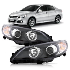 Par Farol Jac J5 2012 2013 2014 Foco Duplo Máscara Negra