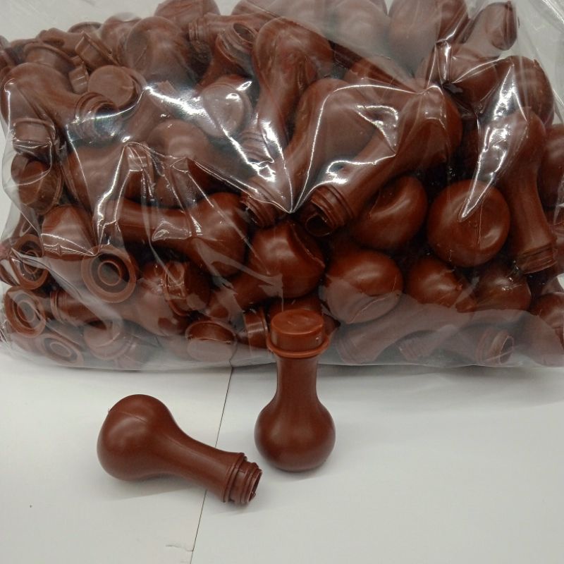 Botija marrom pacote com 100 und em Oferta na Shopee