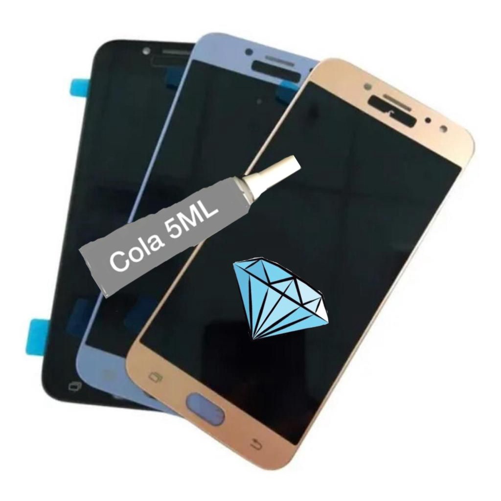 Frontal Tela Display Touch lcd J5 Pro J530g + Cola 5ml