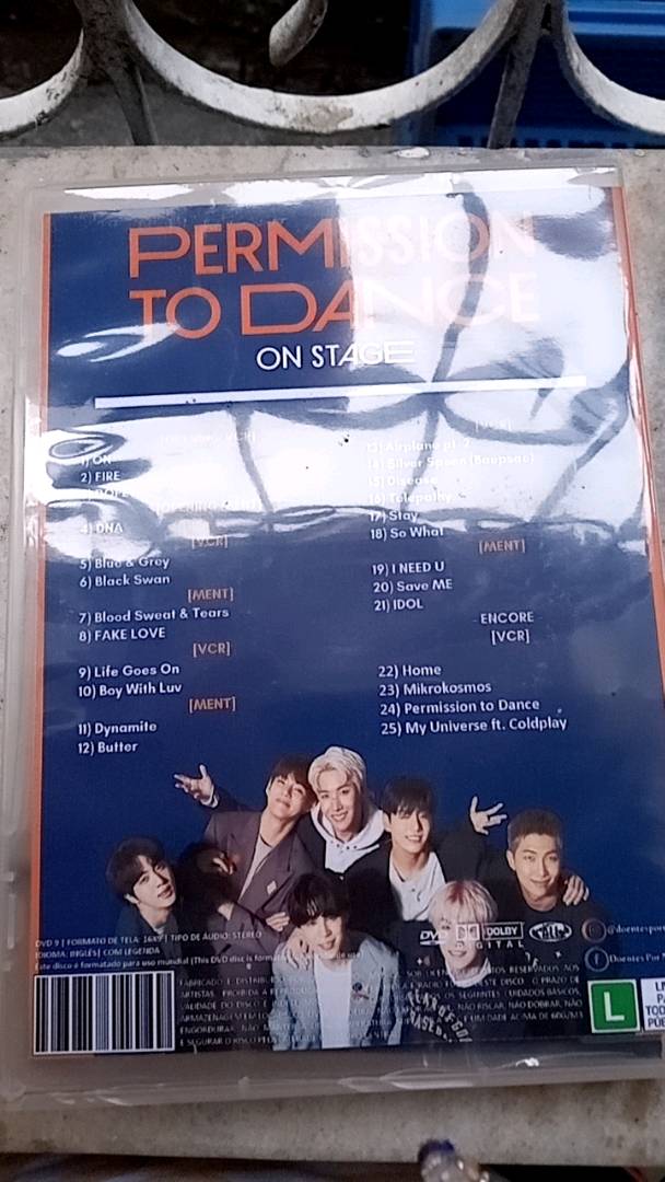 DVD BTS Permission to Dance On Stage 2021 Los Angeles | Shopee Brasil