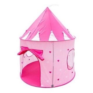 Barraca Infantil Castelo Da Princesa Grande Rosa Dobrável em Oferta na Shopee