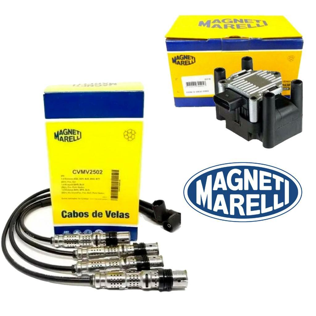 Kit Bobina+cabo De Vela Gol  Fox Polo Parati Golf Magneti em Oferta na Shopee