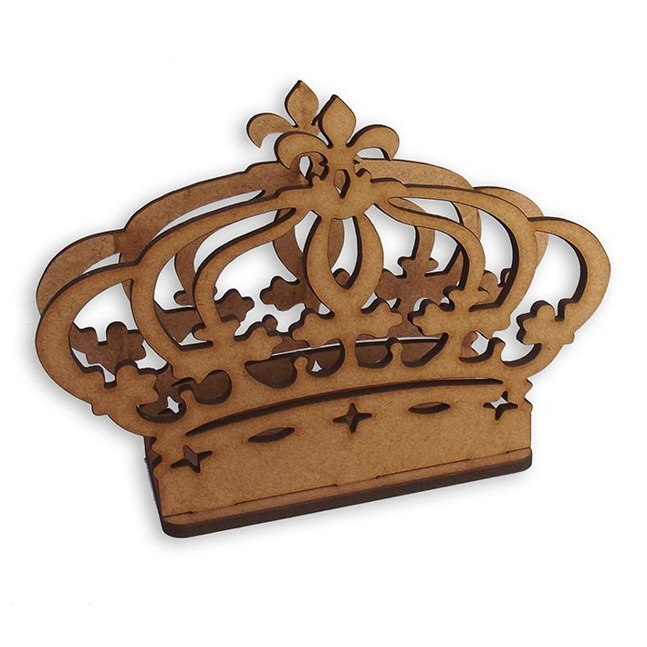 Porta Guardanapo de Coroa em Mdf - LS002