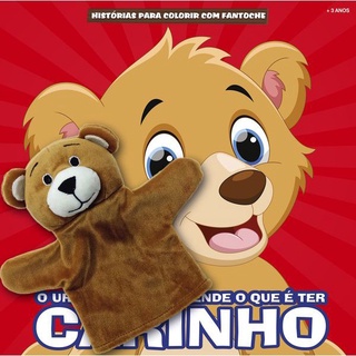 Urso - Histórias para Colorir com Fantoche em Oferta na Shopee