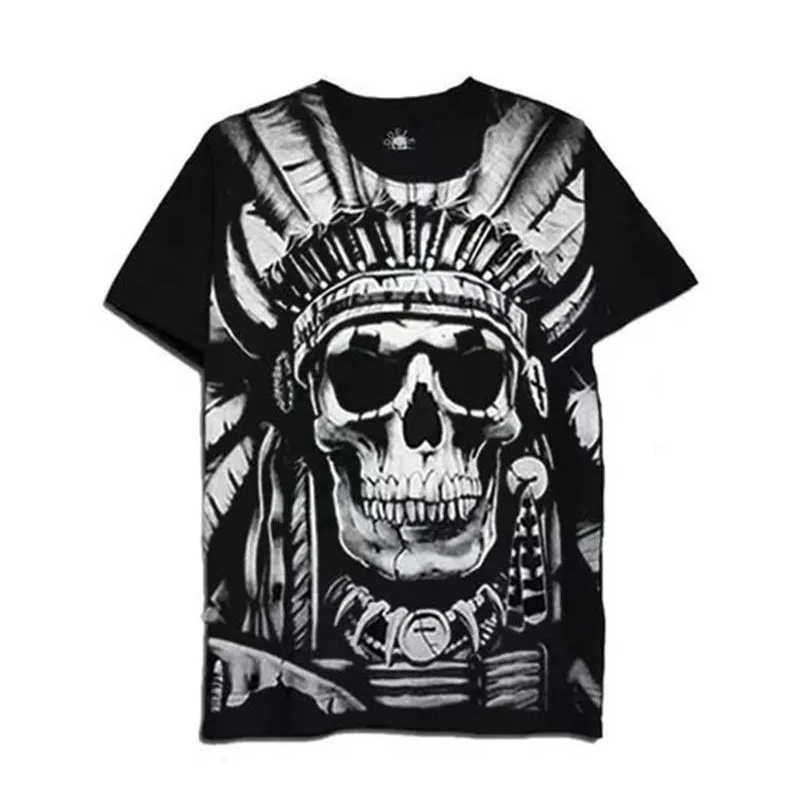 Camiseta Caveira - Indio Caveira Masculina