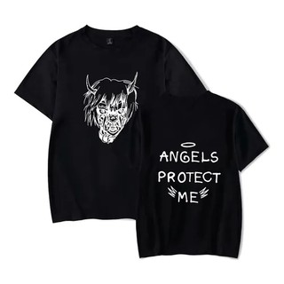 Camisa Camiseta Unissex Rip Lil Peep Rap Angels Protect Me