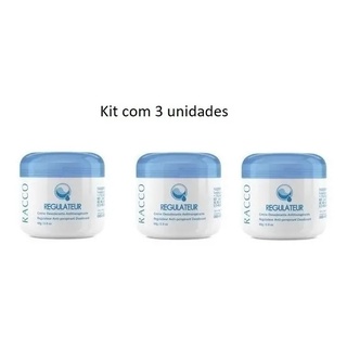 Creme Desodorante Anti Transpirante Racco - 60g - Kit 3
