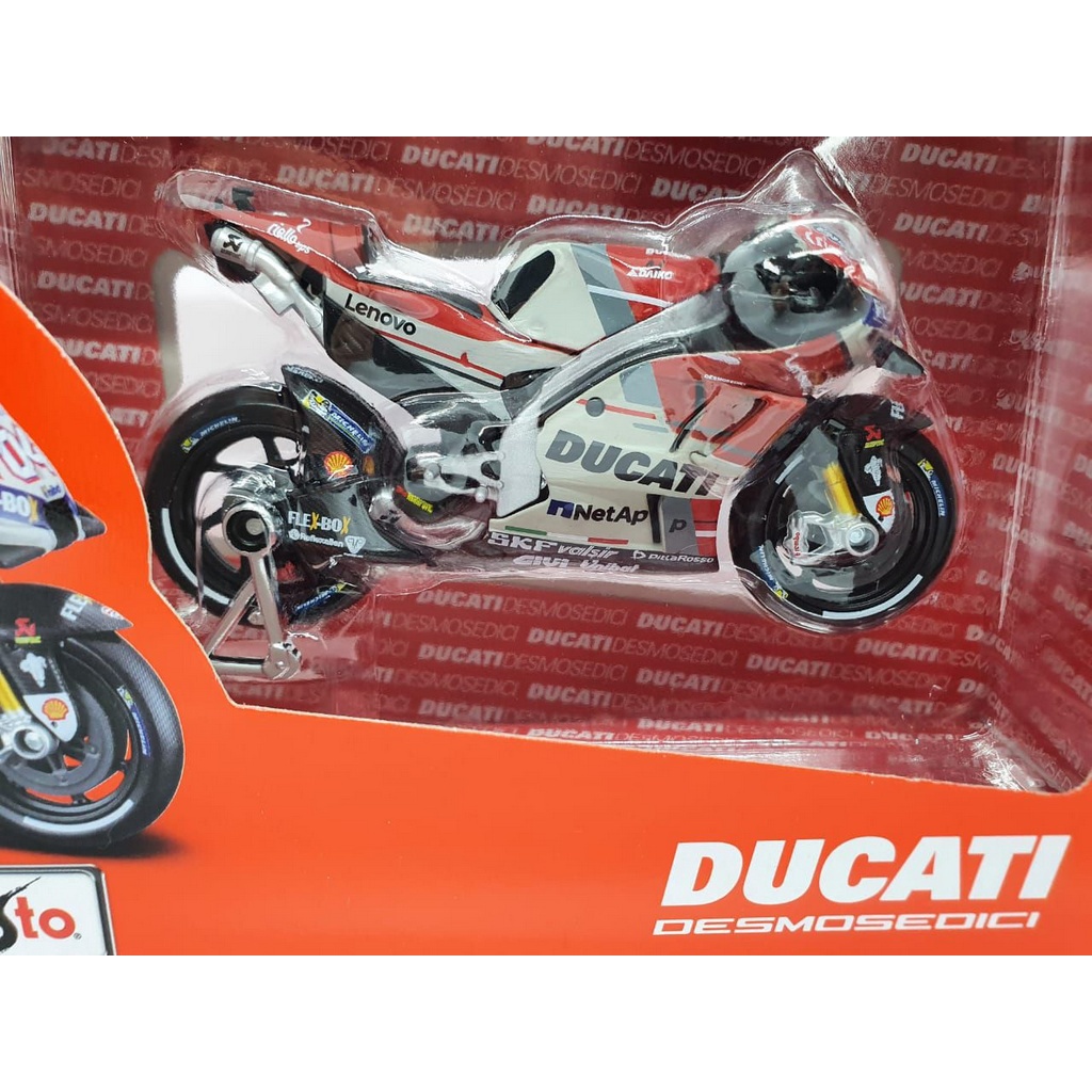 Miniatura Ducati Desmosedici GP18 - Andrea Dovizioso 04 - Ducati Corse - Moto GP 2018 - 1/18 - Maisto