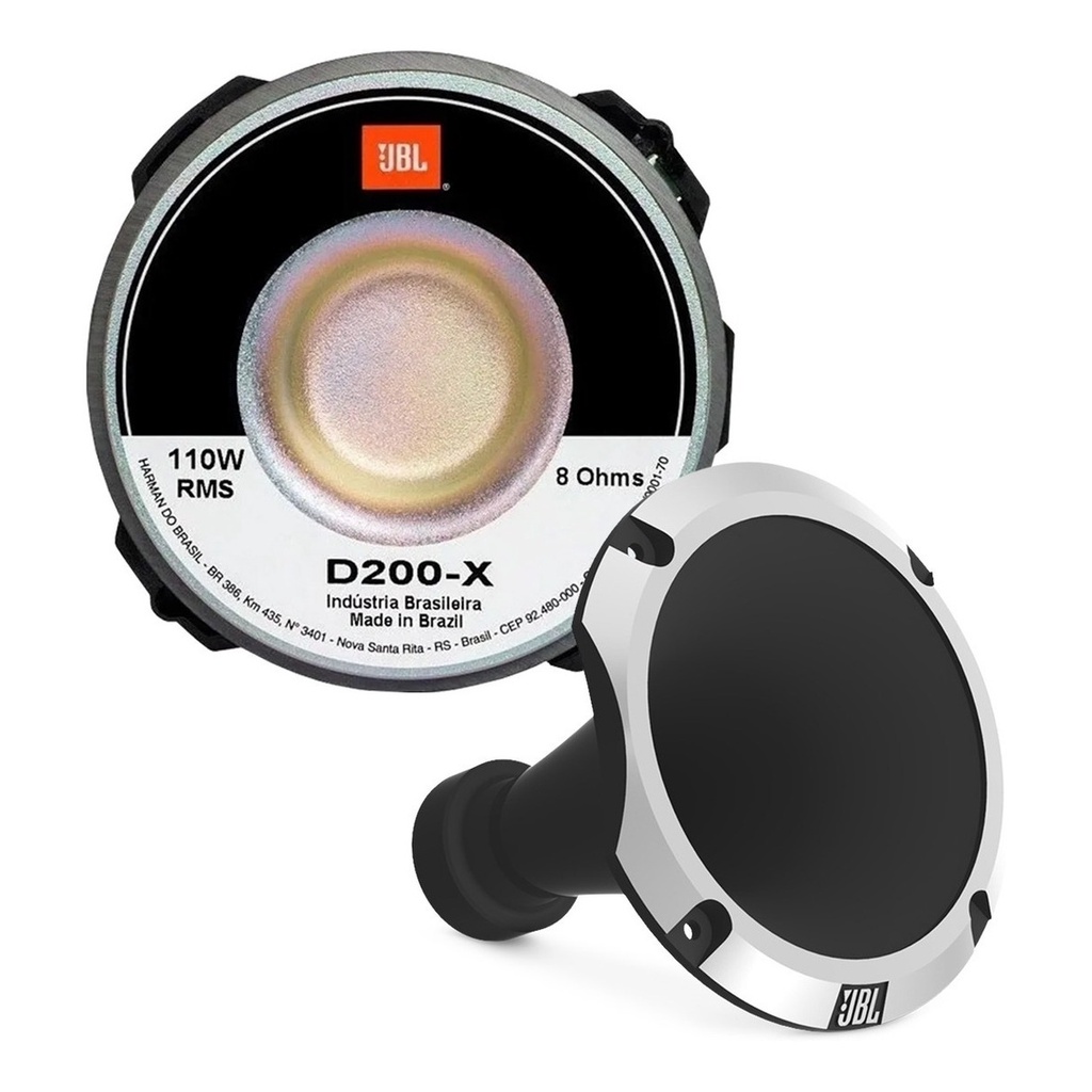 Kit Driver Jbl Selenium D200X 110 Watts Rms + Corneta JBL HL11-25 Trio em Oferta na Shopee