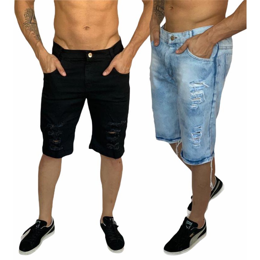 Bermuda Jeans Masculina Preco E Promocao De Janeiro De 21 Shopee Brasil