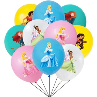 10pcs Princesa Tema Encanto Aurora Bela Adormecida 12 Polegada Látex Balão De Beleza Do Bebê Decoração Da Festa De Aniversário Conjunto em Oferta na Shopee