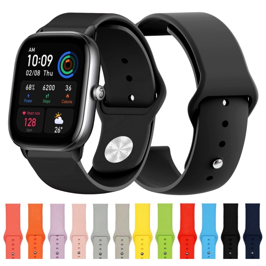 Pulseira Para Amazfit GTS 4 Mini Pulseira Silicone GTS4 Mini