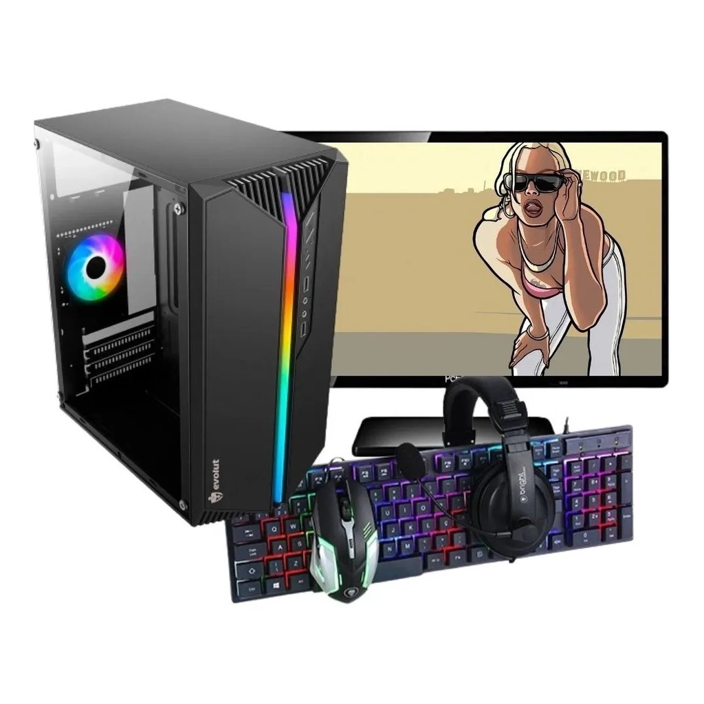 Pc Completo Gamer Promoção, + 30 Jogos Promoção!