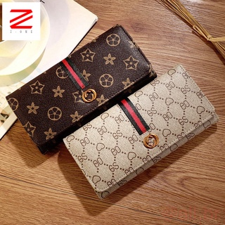 Carteira Feminina/bolsas Comprida Feminina Em Couro Pu Com Zíper/Retro clássico/Moda/feminina/bolsa De Couro/bolsa/carteiras