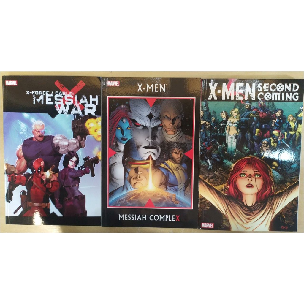 X-Force - Cable: Messiah War / X-Men - Messiah Complex / X-Men - Second  Coming | Shopee Brasil