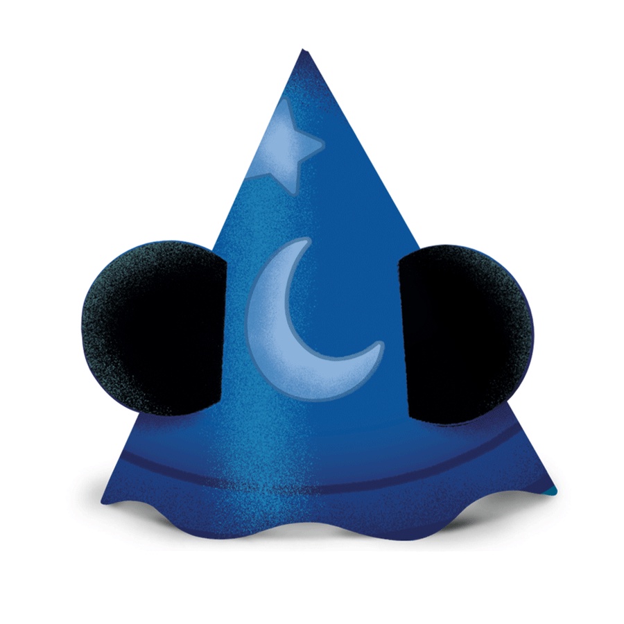 Chapéu Festa Mickey Fantasia - 12 unidades - Regina - Rizzo Embalagens em Oferta na Shopee