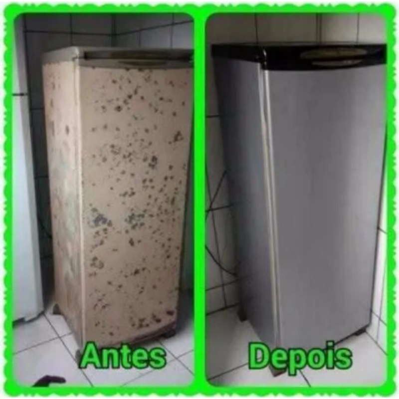 Adesivo Para Envelopar Fogão Geladeira Prata Inox 9mt X 61cm móveis.