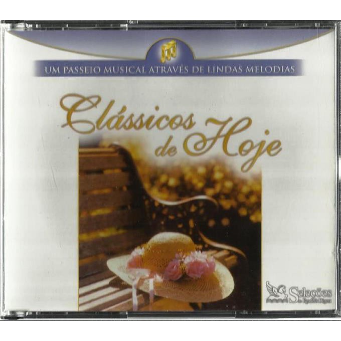 265 Mcd- CD Original 2000- Clássicos de Hoje- Coletânea- 3 CDs- Revista Seleções- Reader’s Digest Music- CD 1 - Viagem Musical Pelo Mundo- CD 2- Ao Ritmo dos Clássicos- CD 3 - Músicas Para Sonhar