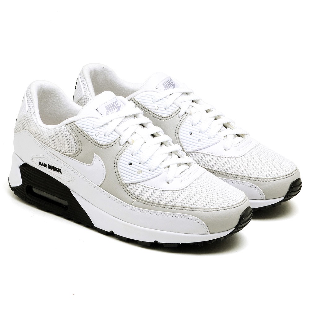 Air max 90 branco e hot sale preto masculino