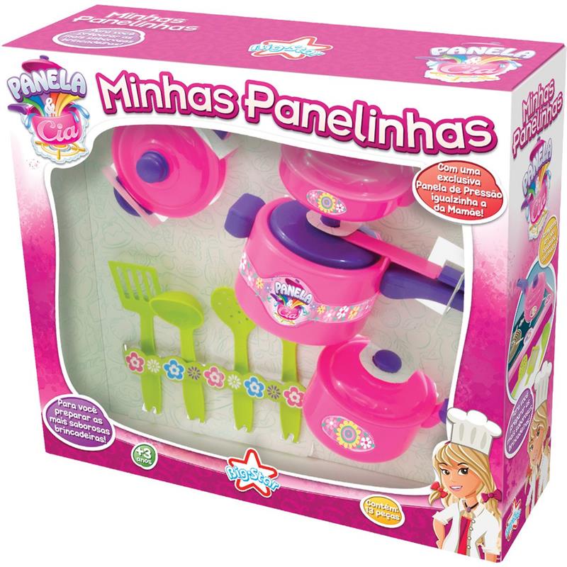 BRINCANDO DE CASINHA PANELA E CIA MINHAS PANELINHAS BIG STAR