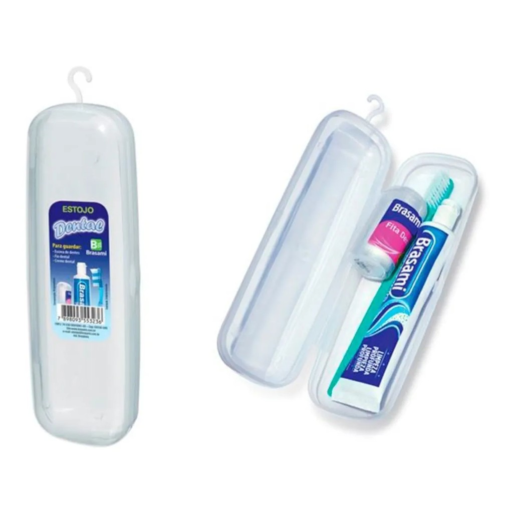 Estojo Dental para Guardar Escova e Pasta de Dentes Viagens | Shopee Brasil