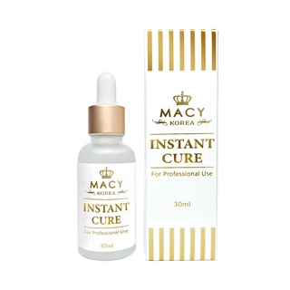 Curagem instantanea para cola de extensão de cílios - instant cure macy 30ml