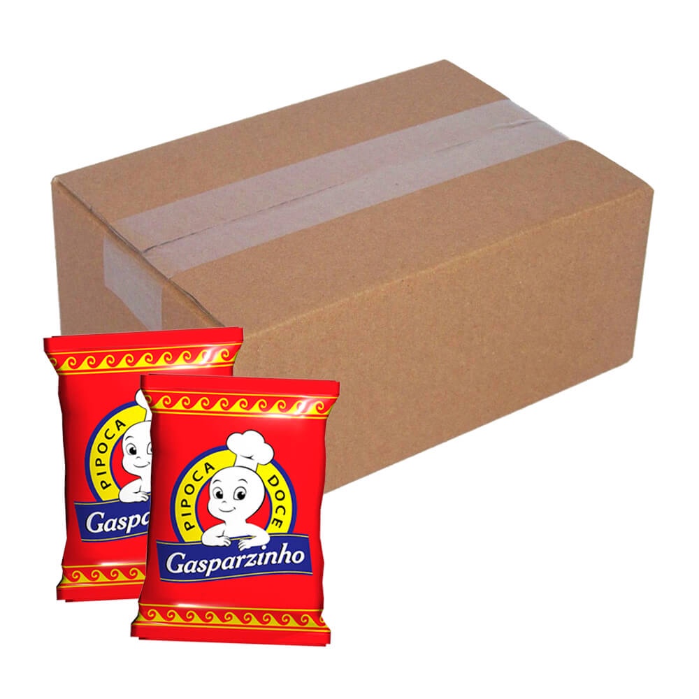 Pipoca Doce 90g c/10 - Gasparzinho