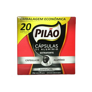 Cápsulas Café Pilão Extraforte compatível com Nespresso - caixa com 20 cápsulas em Oferta na Shopee