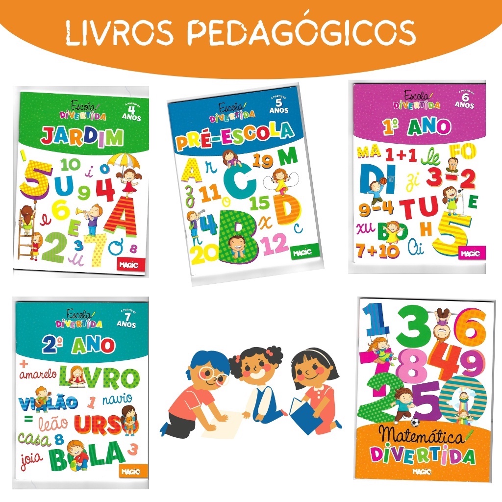 Livro Cartilha De Alfabetização DE 4 Anos A 7 Anos- Escolinha Didático ...