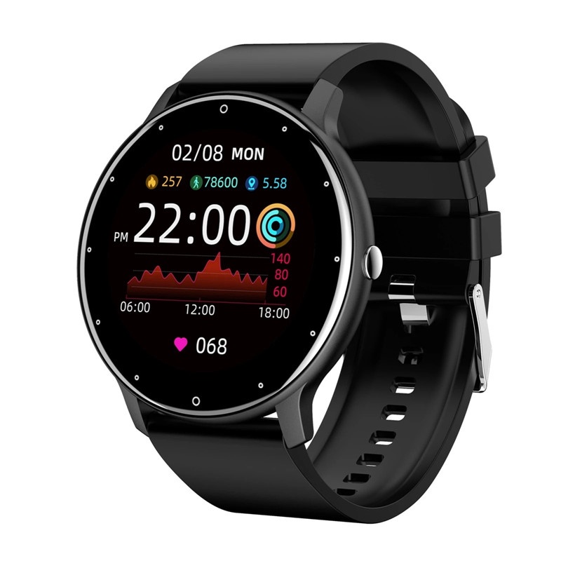 LIGE Smartwatch ZL02D Relógio Inteligente Tela Sensível Ao Toque Dos Homens Do Esporte Da Aptidão À Prova D'água Bluetooth Ip67 Para Android Ios