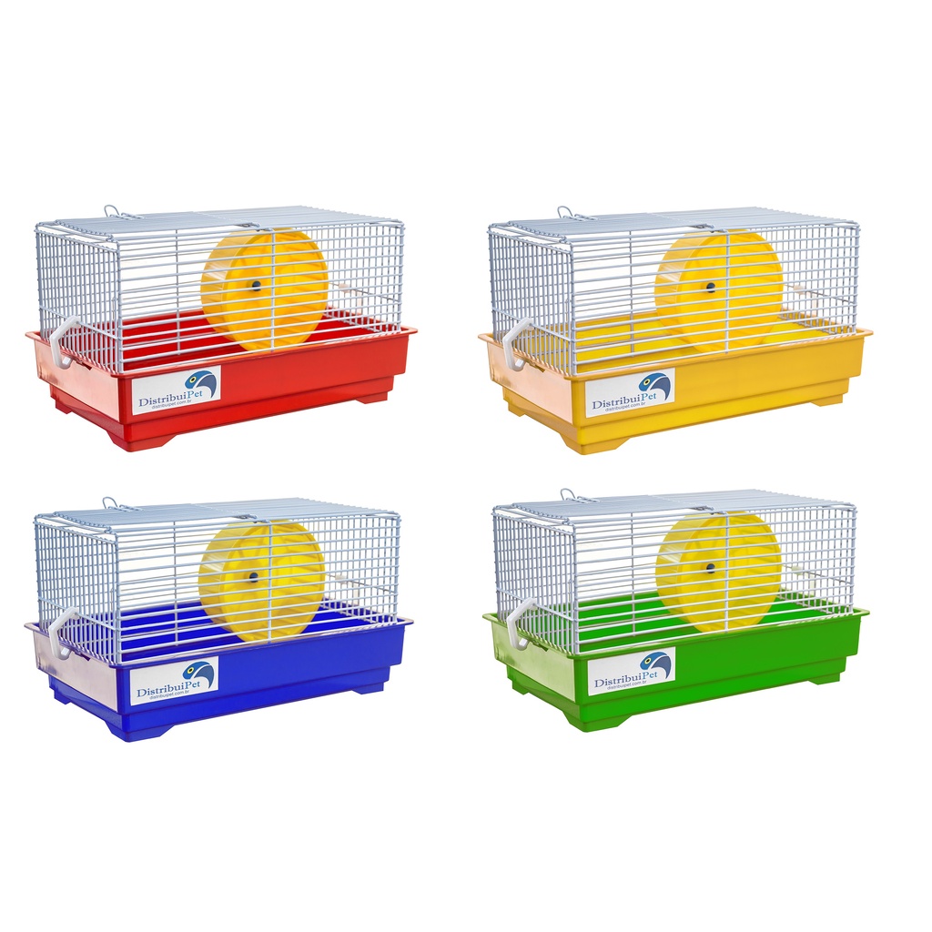 4 Gaiola Minizinha Rato Topolino Hamster Roborovski Roedores Malha Fina