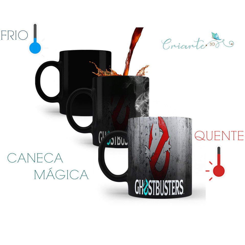 Caneca Porcelana Mágica Ghostbusters #08