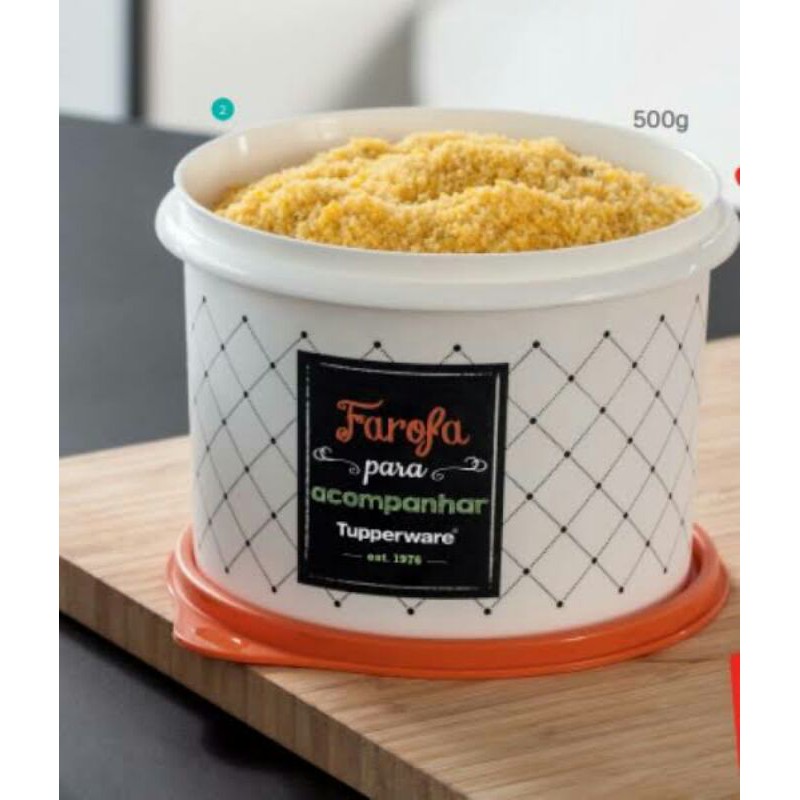 Tupperware Caixa Farofa Bistrô de 500g.