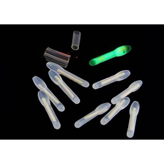 10 Pcs(kit 5 pcts) Luminoso Para Pesca |Medidas Aproximadas: 4,5mm x 37 mm | DURA ATÉ 12 HORAS em Oferta na Shopee